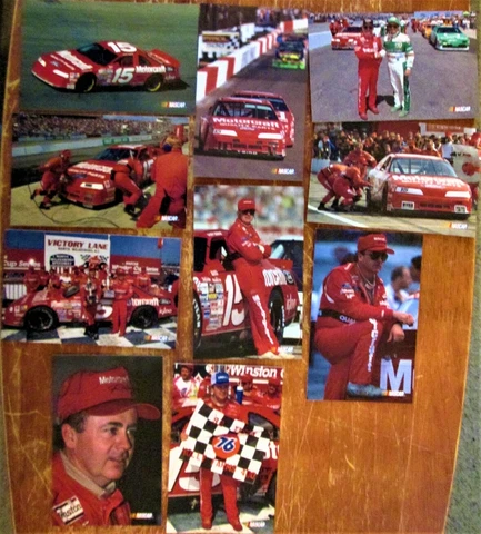 NASCAR: 1993 GEOFF BODINE MOTORCRAFT 10 POSTCARD SET Cover