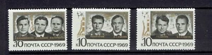 RUSIA - 1969 VUELOS GRUPALES DE SOYUZ 6, 7 Y 8 - SCOTT 3655 A 3657 - MNH - Imagen 1 de 1