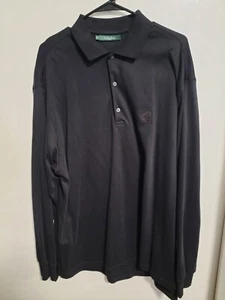 Polo manga larga lux Bobby Jones negro suave bonito logotipo de Cummins XL - Imagen 1 de 5
