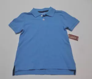 Arizona Shirt Boys Size Small (4) Paradise Blue Mesh Polo Shirt New - Picture 1 of 3