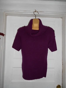 PECK & PECK DAMEN WEINROT ROLLKRAGEN 100% KASCHMIR PULLOVER GR. L sehr guter Zustand - Bild 1 von 4