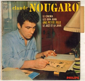 CLAUDE NOUGARO "LE JAZZ ET LA JAVA" VOCAL JAZZ EP 1962 PHILIPS 432.809 - Picture 1 of 4