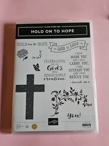 Stampin Up! HOLD ON TO HOPE Stamp Set And CROSS OF HOPE Framelits Dies BUNDLE - Picture 1 of 4