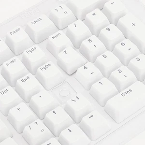 (White)110 Keys Keyboard Keycaps Brazilian Portuguese Mechanical Keyboard - Picture 1 of 12