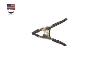 1" Opening Heavy-Duty Metal Spring Clamp with Soft-grip Pad Tips & Handles - Picture 1 of 4