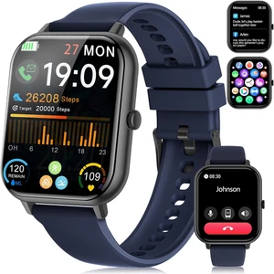 1.83" HD Touch Screen Fitness Watch with Heart Rate/Sleep Monitor/Step Counter - Photo 1 sur 7
