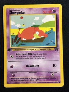 Slowpoke 1st Edition Team Rocket 67/82 LP-NM Pokemon Card - Picture 1 of 2