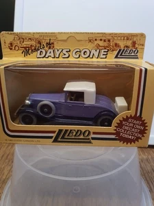Lledo Days Gone Purple White Convertible Car - Picture 1 of 3