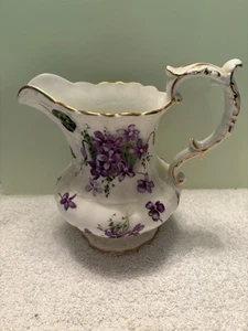 Hammersley Victorian Violet’s from England Countryside.Bone China Pitcher.6”t. - Picture 1 of 6