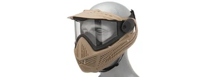 G-Force F2 Single Layer Full Face Mask - Tan - Picture 1 of 4