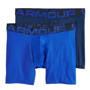 Under Armour Q17418 Men's Blue Assorted Heatgear 9" Boxerjocks Size M - Picture 1 of 1
