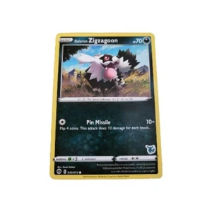 Tarjeta coleccionable Pokemon TCG Champions Path Galarian Zigzagoon 035/073 (F1 - Imagen 1 de 2