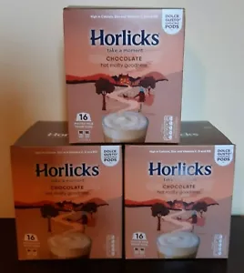 Horlicks Chocolate Malted Milk Drink Pods Dolce Gusto Compatible 48 x 16g NEW - Picture 1 of 3
