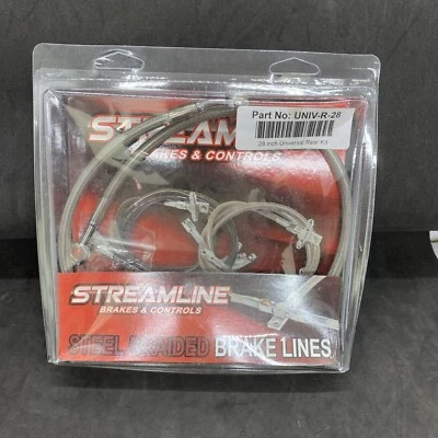 LÍNEA DE FRENO UNIVERSAL STREAMLINE 28 PIEZAS# UNIV-R-28 NUEVO Foto 1 de 3