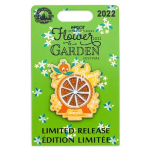 Disney Parks Orange Bird Pin EPCOT Int’l Flower & Garden Festival 2022 NEW! HTF - Picture 1 of 2