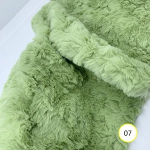 1X 25 45CM Faux Rabbit Fur Fabric Sewing Craft for Doll Curly Hair Toy DIY Soft - Picture 1 of 36