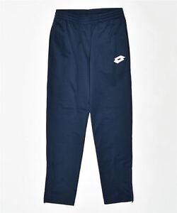 LOTTO Girls Tracksuit Trousers 13-14 Years Large Navy Blue Sports LH05