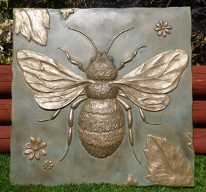 Bee, Manchester Bee, Garden Wall Art, Made in the UK , Bee plaque, Bumble Bee, - Picture 1 of 1