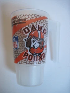 Vintage 2000 Cleveland Browns Stadium Beer Cup Mug NFL Football DAWG POUND - Picture 1 of 5
