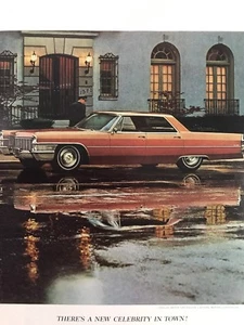 Cadillac Vtg 1964 Print Ad There's A New Celebrity In Town - Picture 1 of 3