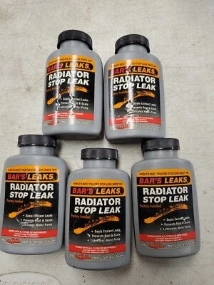 5 Bottles Vintage Bar's Leaks R6 Liquid Radiator Stop Leak 5.5 oz (h413) - Image 1 of 3