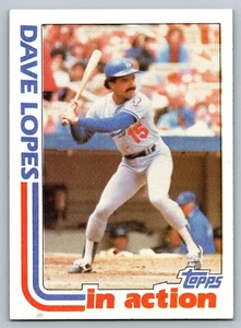1982 TOPPS IN ACTION #741 DAVE LOPES NM - Picture 1 of 2