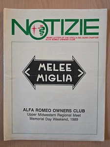 Notizie News Letter Of The Stella Del Nord Chapter Alfa Romeo Owners Club 1989 - Picture 1 of 8