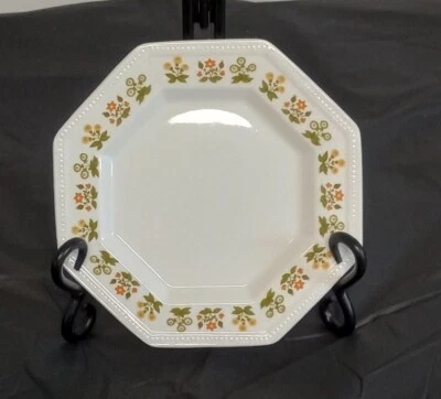 Pratos de pão/sobremesa de substituição vintage Johnson Brothers Heritage POSY 6-1/8" - Imagem 1 de 3