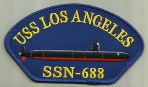 TOPPA USS LOS ANGELES SSN-688 MARINA STATUNITENSE MARINAIO SOLDATO USA OCEANO BARCA - Foto 1 di 2