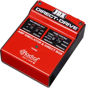 D.I. PEDAL RADIAL TONEBONE 3 MODE AMP SIMULATOR JDX-DIRECT-DRIVE - Picture 1 of 6