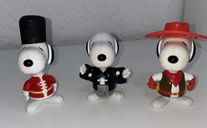 Mc Donald`s Happy Meal Snoopy Joe Cool Weltreise 3 Figuren Set Vintage 1999 - Bild 1 von 10