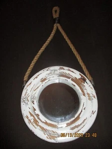 Studio Decor Heritage Home Nautical Design Round Mirror With Rope Hanging - Picture 1 of 3