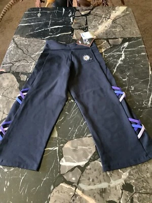 Новый с Ярлыками Margarita Supplex Y2K черный йога капри цветной ноги эластичные брюки размер 2 - Изображение 1 из 4