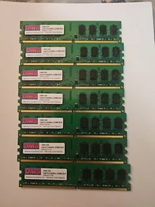 7 X 2GB PC2-6400U 2RX8 DDR2 800MHz UDIMM 240 PIN Desktop Memory RAM - Picture 1 of 3