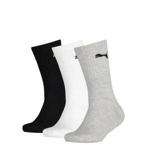 PUMA Kids Socks Boys Girls Cotton Cushioned Sole Crew Sports Sock (3 PACK) - Picture 1 of 6