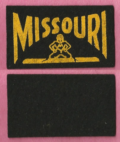 VINTAGE 1950’s University of Missouri Tigers Football Candy Felt! WOW! Cover