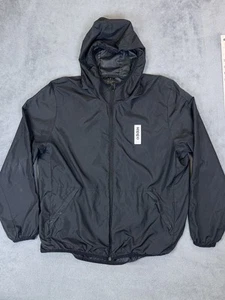 Adidas Jacke Herren XL Schwarz Langarm Windbreaker Track Leicht Full Zip - Bild 1 von 11