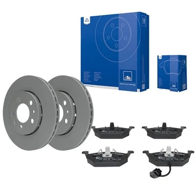 ATE Bremsensatz 256 mm Vorne inkl. Warnkontakt für Seat Audi Skoda VW Golf IV