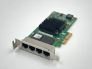 Dell Intel i350-T4 Quad-Port PCIe x4 Gigabit Server Adapter 09YD6K - Zdjęcie 1 z 5