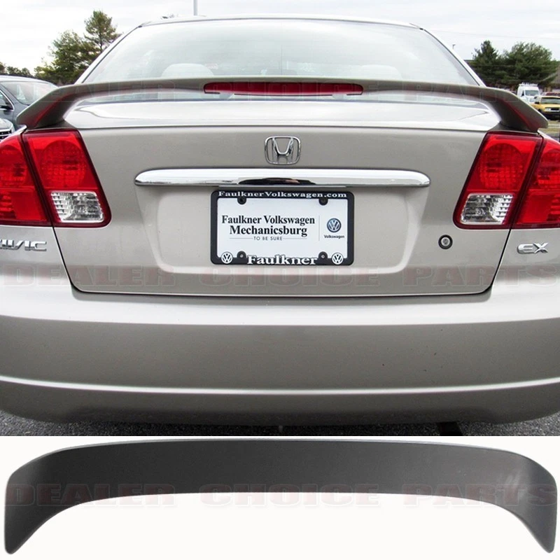 Honda Civic 2001 2002 2003 2004 2005 4 puertas estilo OE alerón maletero ala sin pintar Foto 1 de 4