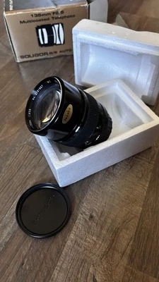 SOLIGOR 135mm F2.5 Teleobjektiv MC ○58 G/A Auto Lens Objektiv - Bild 1 von 4