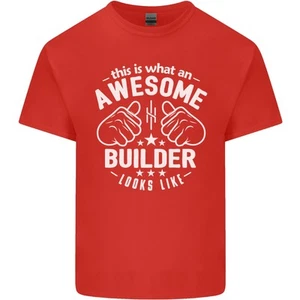 This Is What An Awesome Constructor Looks Like Hombre Luz Camiseta Algodón - Imagen 1 de 29
