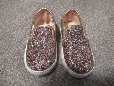 Tênis de festa Baby Girl Carter's Tween slip on glitter brilho 5 - Imagem 1 de 4