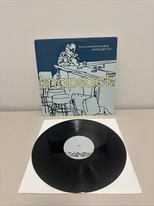Knapsack ,This Conversation Is Ending Starting Right Now,Vinyl Lp,1998 A136-1 - Picture 1 of 9