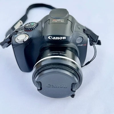 Canon PowerShot SX40 HS 12.1MP Digital Bridge Camera Full HD 35x Zoom Untested - Image 1 of 4