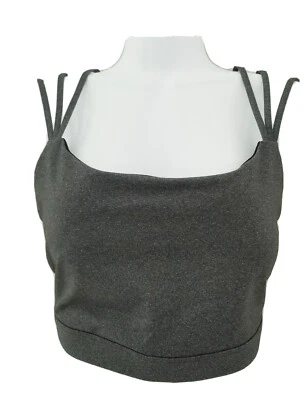 GapFit  Multi Straps Sports Bra - Medium Impact. Size XXL Gray  - Image 1 of 4