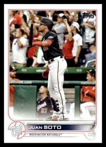 Tarjeta de béisbol 2022 Topps Juan Soto #150 de los Nacionales de Washington - Imagen 1 de 2