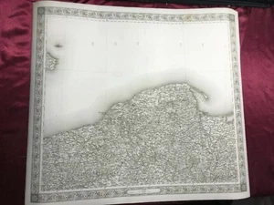 Karte 1871 DANZIG-Gdansk-Darlowo-Chojnice-Ostsee-Scheda Kupferstich 59x52cm - Bild 1 von 5