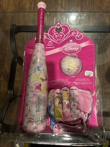 Disney Princess Baseball Set Pink Cinderella Sleeping Beauty Belle rare - Picture 1 of 4