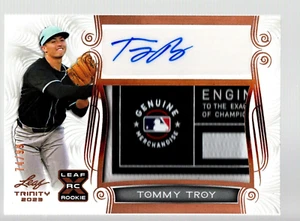 Parche autógrafo Leaf Trinity 2023 bronce #PA-TT Tommy Troy 74/99 - Imagen 1 de 1